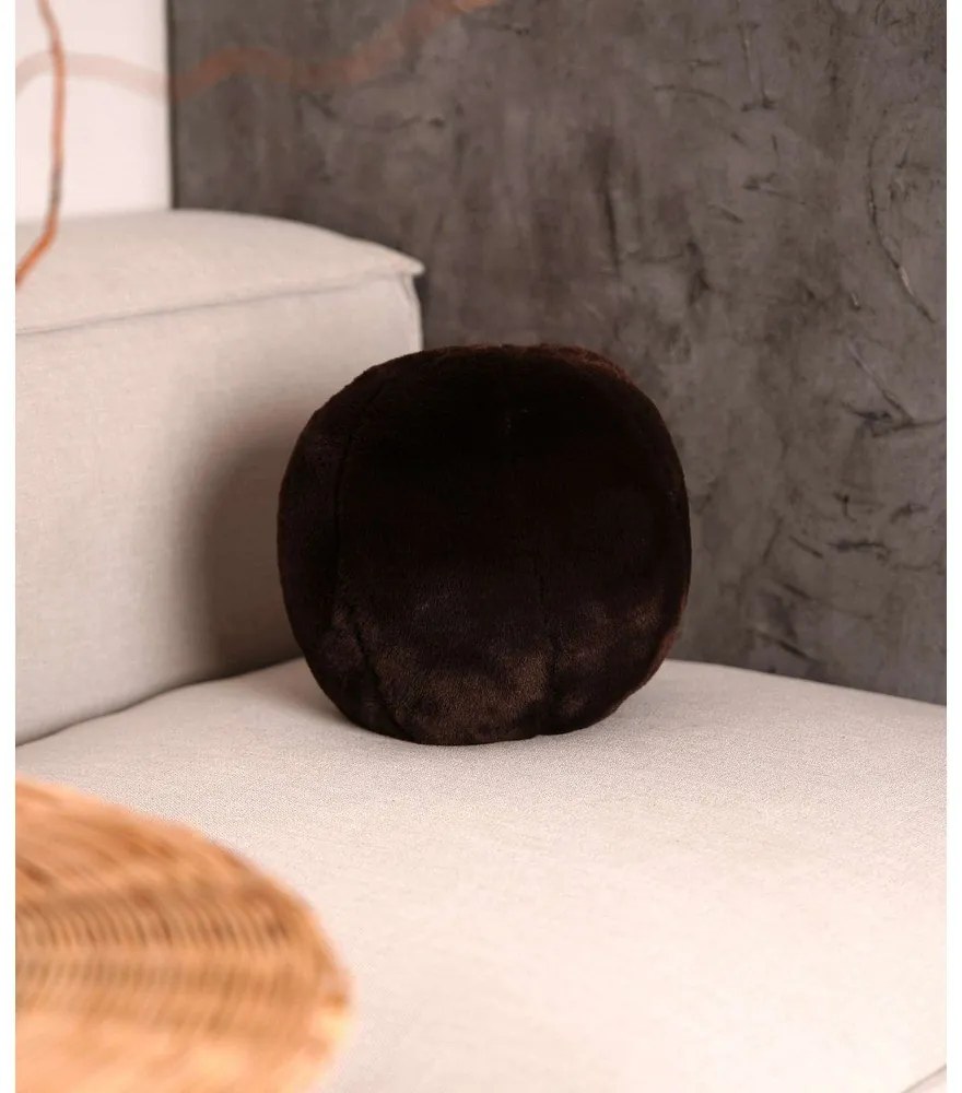 Mikroplüss díszpárna ø 25 cm Top – Mioli Decor