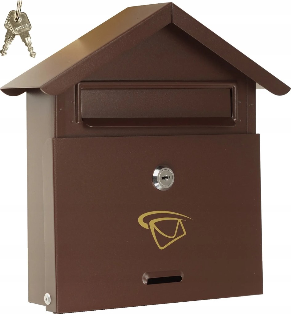 Postaláda Házikó B6 Formátum Bronz Lengyel