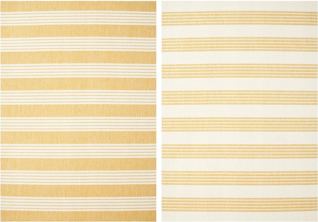 Kétoldalas Szőnyeg Erkélyre Outdoor Zsinóros Sárga Brussels 200x290 cm