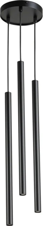 SIGMA LIGHTING 33622 SOPEL Többágú Függesztett Lámpa Fekete G9 IP20