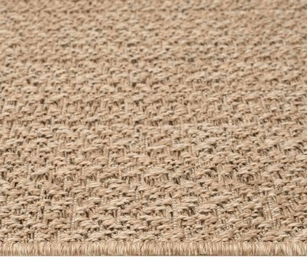 ZIZUR bézs juta hatású beltéri és kültéri szőnyeg 60 x 110 cm