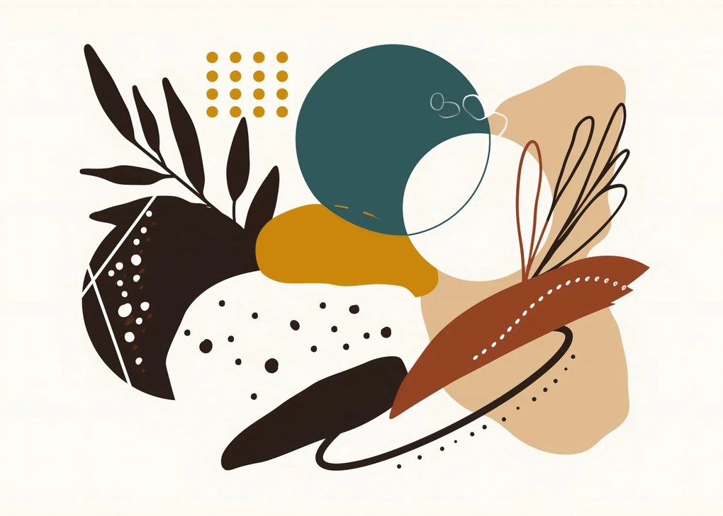 Poszter 35x25cm Virágos kaleidoszkóp