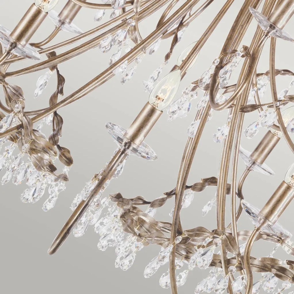 Elstead Lighting CHRISTINA CRT18-SIL-GOLD Csillár 18x60W/E14