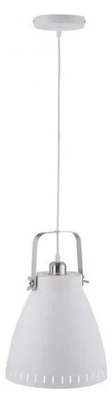 JUST LIGHT. 11060-16 - Csillár zsinóron EVA 1xE27/60W/230V átm. 26,5 cm fehér