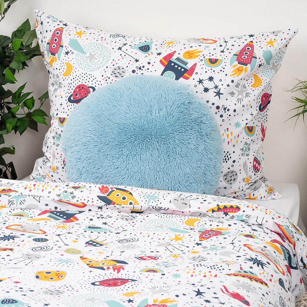 4Home Cosmic Adventure gyerek pamut ágyneműhuzat, 140 x 200 cm, 70 x 90 cm, 140 x 200 cm, 70 x 90 cm