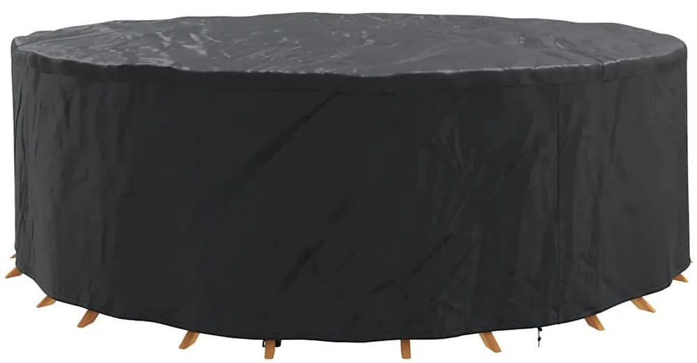 Kültéri bútorhuzat Fekete 279 x 279 x 105 cm 600D szövet
