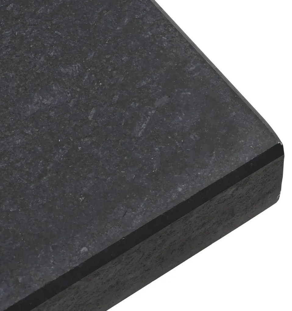 Kerekes Napernyő Talp Ø38/48mm Rúd Fekete Gránit 30 kg Négyzet