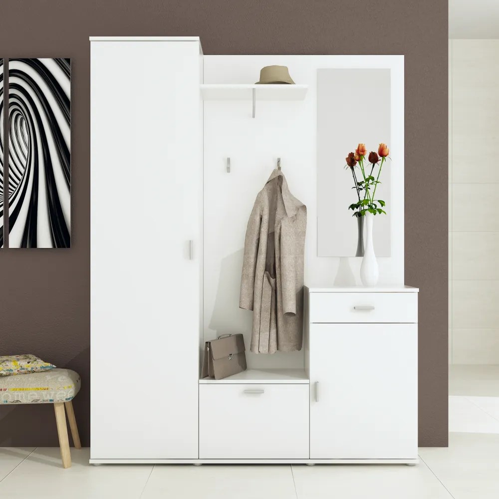 előszoba, fehér, AMALIA