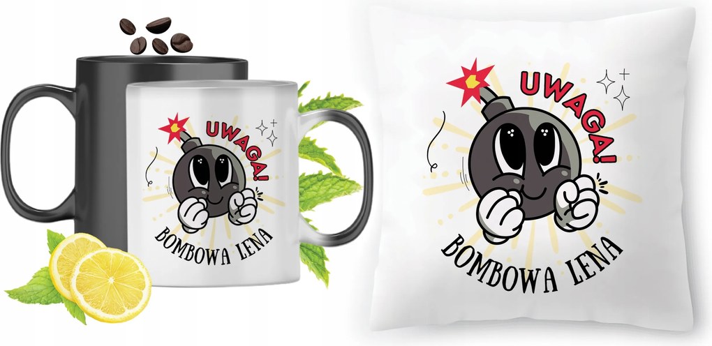 Lena Mágikus bögre fényképes nyomott mintás párna szett