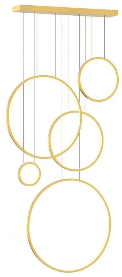 SATURNO LED csillár zsinóron LED/100W/230V arany