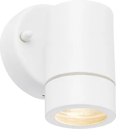 ENDON 75441 PALIN Modern Kültéri Fali Lámpa Fehér, Átlátszó GU10 IP44