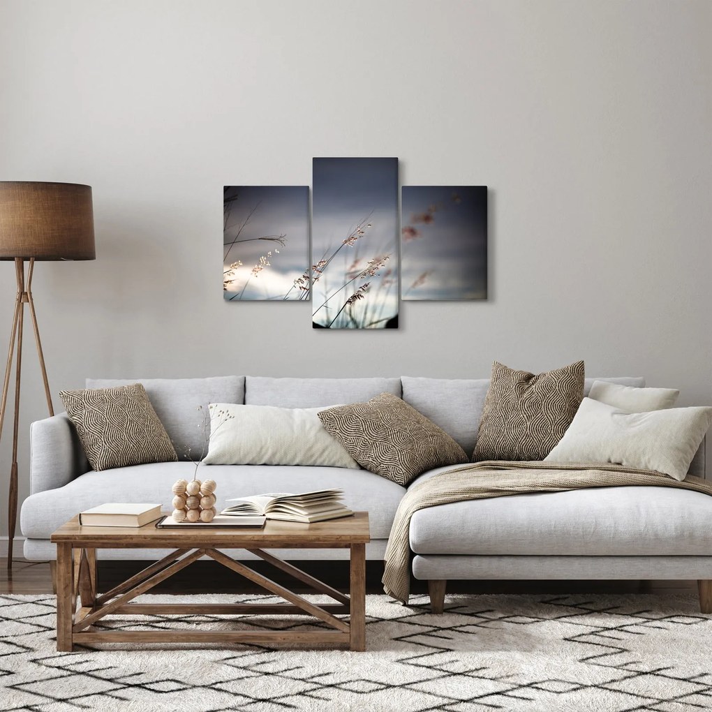Kép - Rét virágai a tónál (90x60 cm)