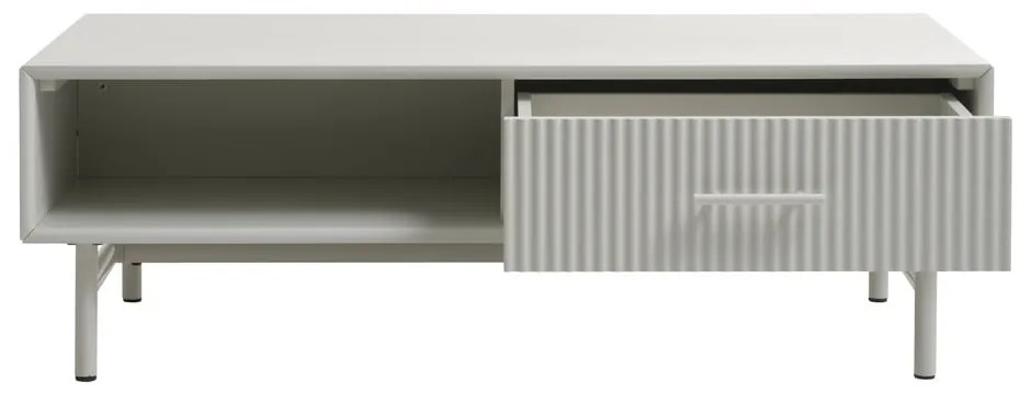 Világosszürke dohányzóasztal 60x120 cm Palma – Unique Furniture