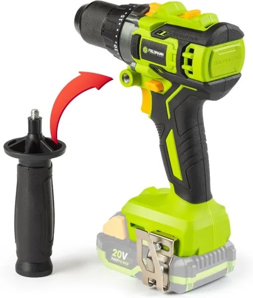 Fieldmann - Vezeték nélküli ütvefúró 20V