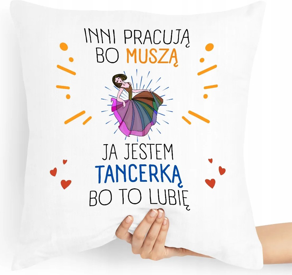 Táncosnő Párna Születésnapi Ajándékhoz, fényképes nyomtatással