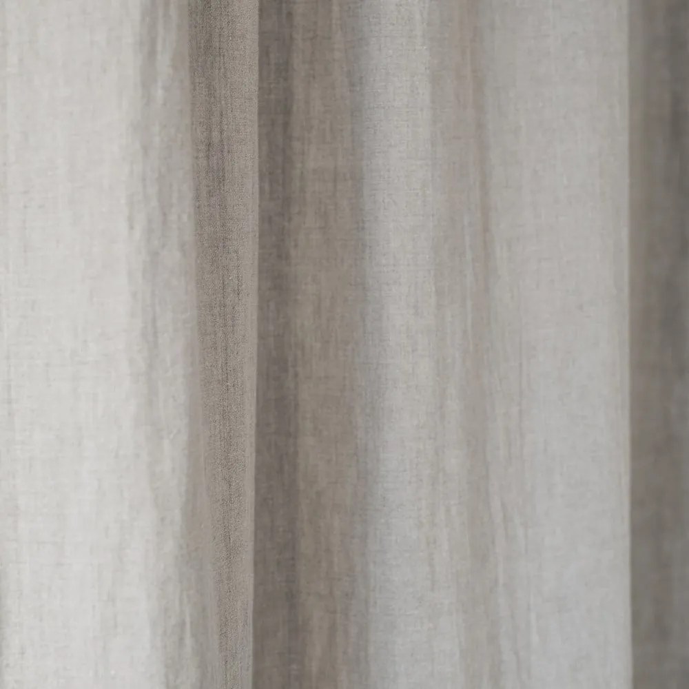 Night Time bézs len függöny, 275 x 140 cm - Linen Tales