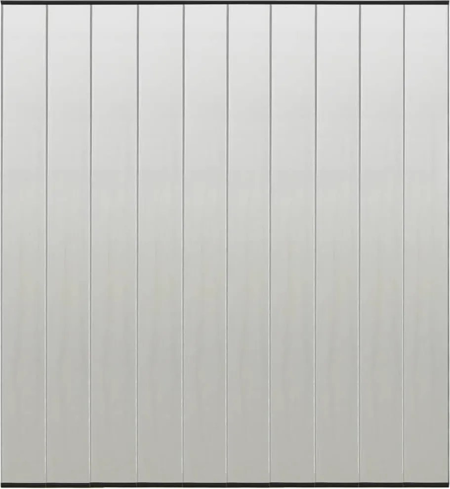 vidaXL fekete szúnyogháló ajtóra 10 részes hálós függönnyel 240x240 cm