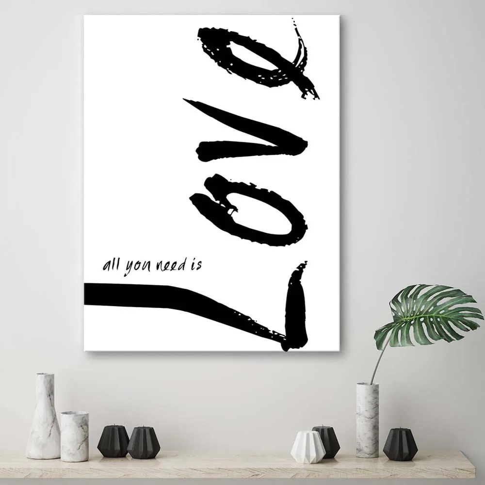 Gario Vászonkép Fehér szerelem Méret: 60 x 90 cm