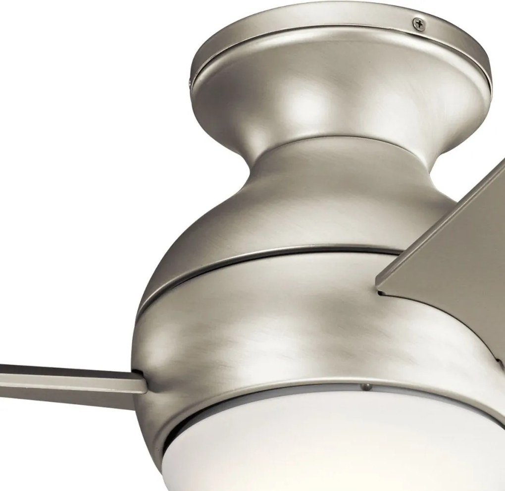 KICHLER KLF-SOLA-34-BN SOLA Ventilátoros lámpa Nikkel, Ezüst LED IP23