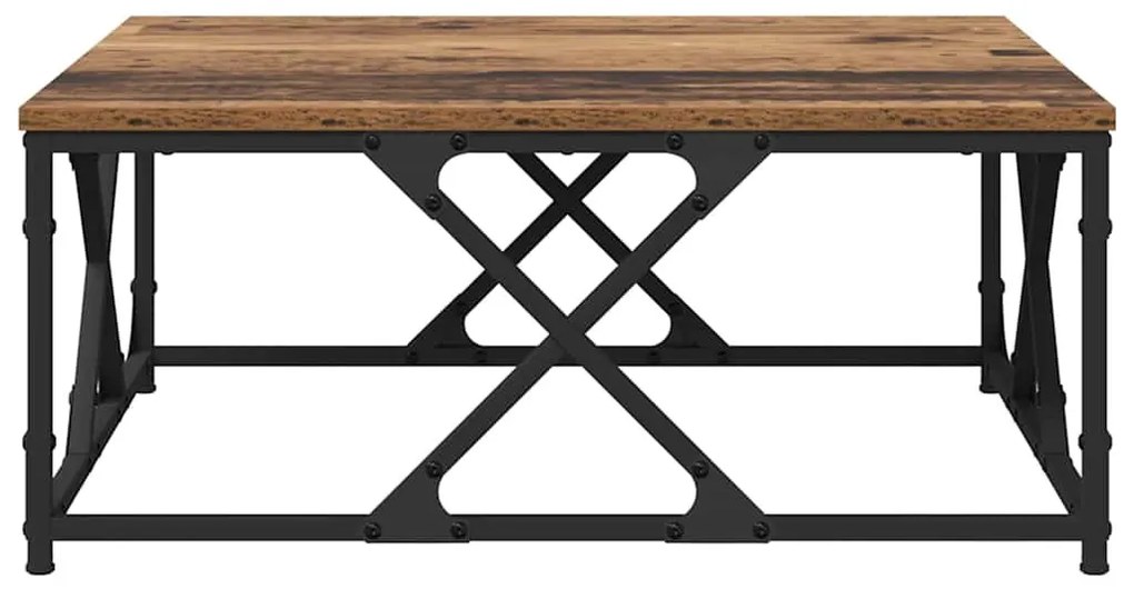 Dohányzóasztal Régi fa 70 x 70 x 30 cm Faanyag