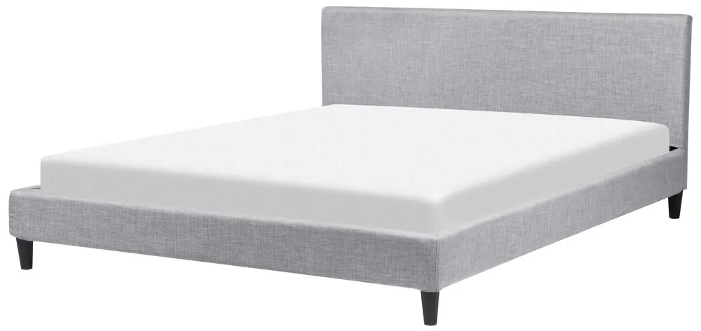 Franciaágy 180 cm FUTTI (ágyráccsal) (szürke). 1007269