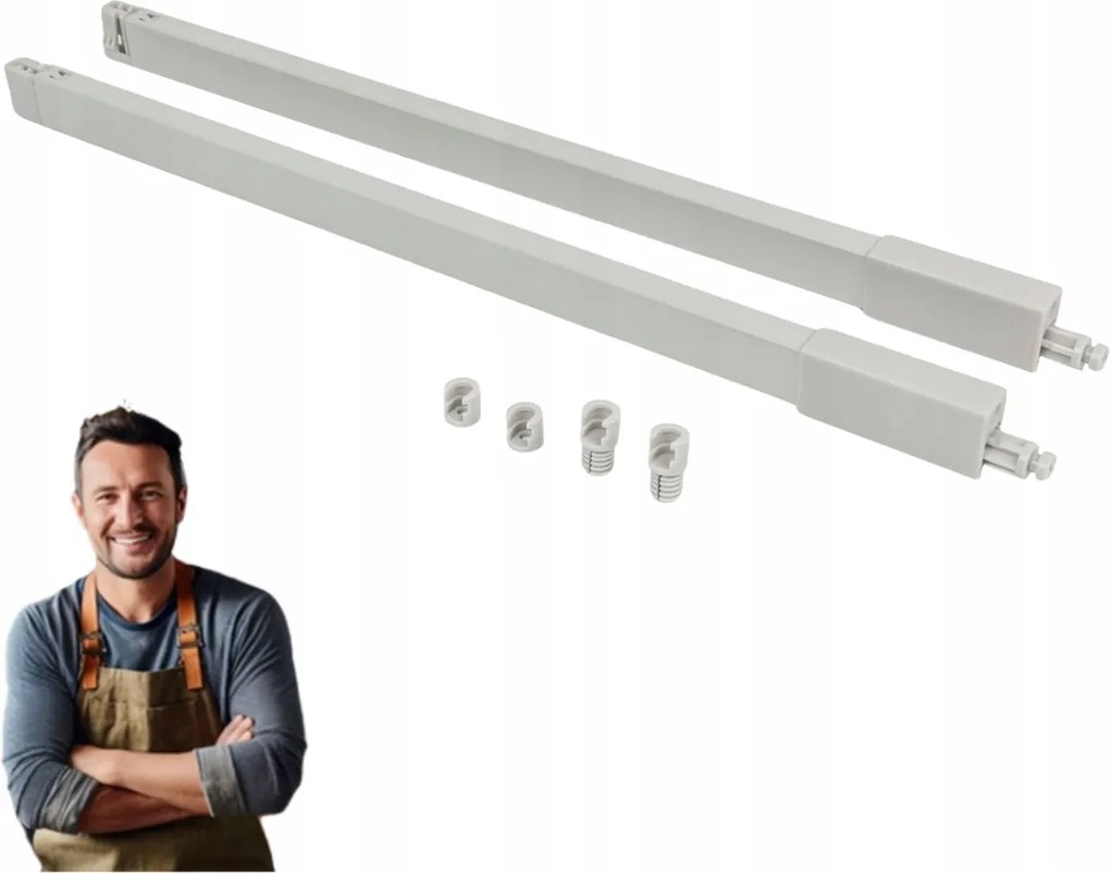 Téglalap alakú fióktartó Hafele Matrix S35 350mm Szürke 552.72.622