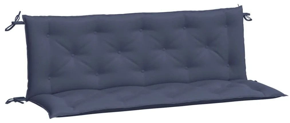 2 db tengerészkék oxford szövet kerti padpárna 150 x 50 x 7 cm