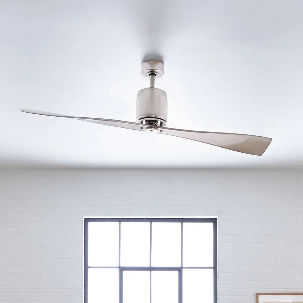 KICHLER KLF-FERRON-60-PN FERRON Ventilátoros lámpa Polírozott Nikkel, Pezsgő IP44