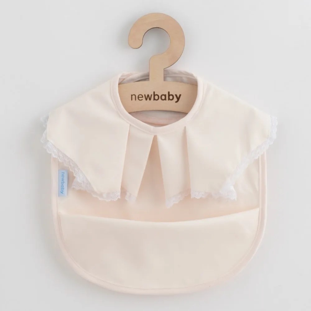 Luxus mosható előke New Baby 34 x 25 cm girl