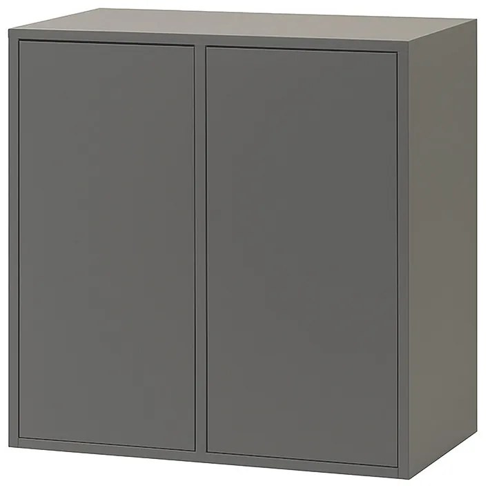 Boxie 2 ajtós fali szekrény 80x80x37 cm antracit