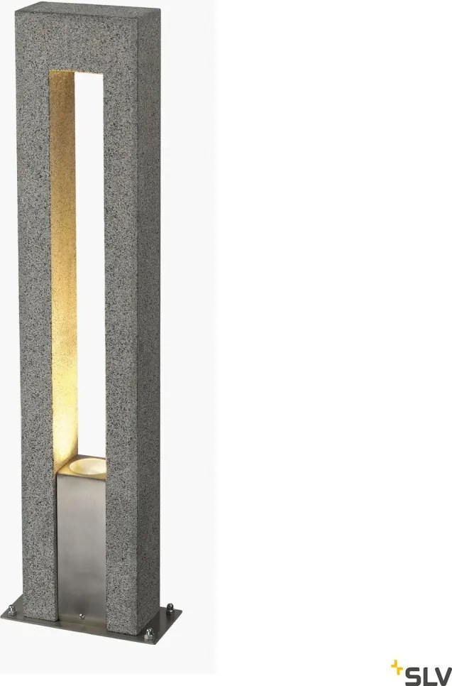 SLV 231420 ARROCK Modern Kültéri Állólámpa Króm, Szürke GU10 IP44