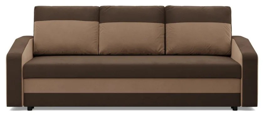 Hewlet kanapéágy, szövet anyag, bonell töltet, barna