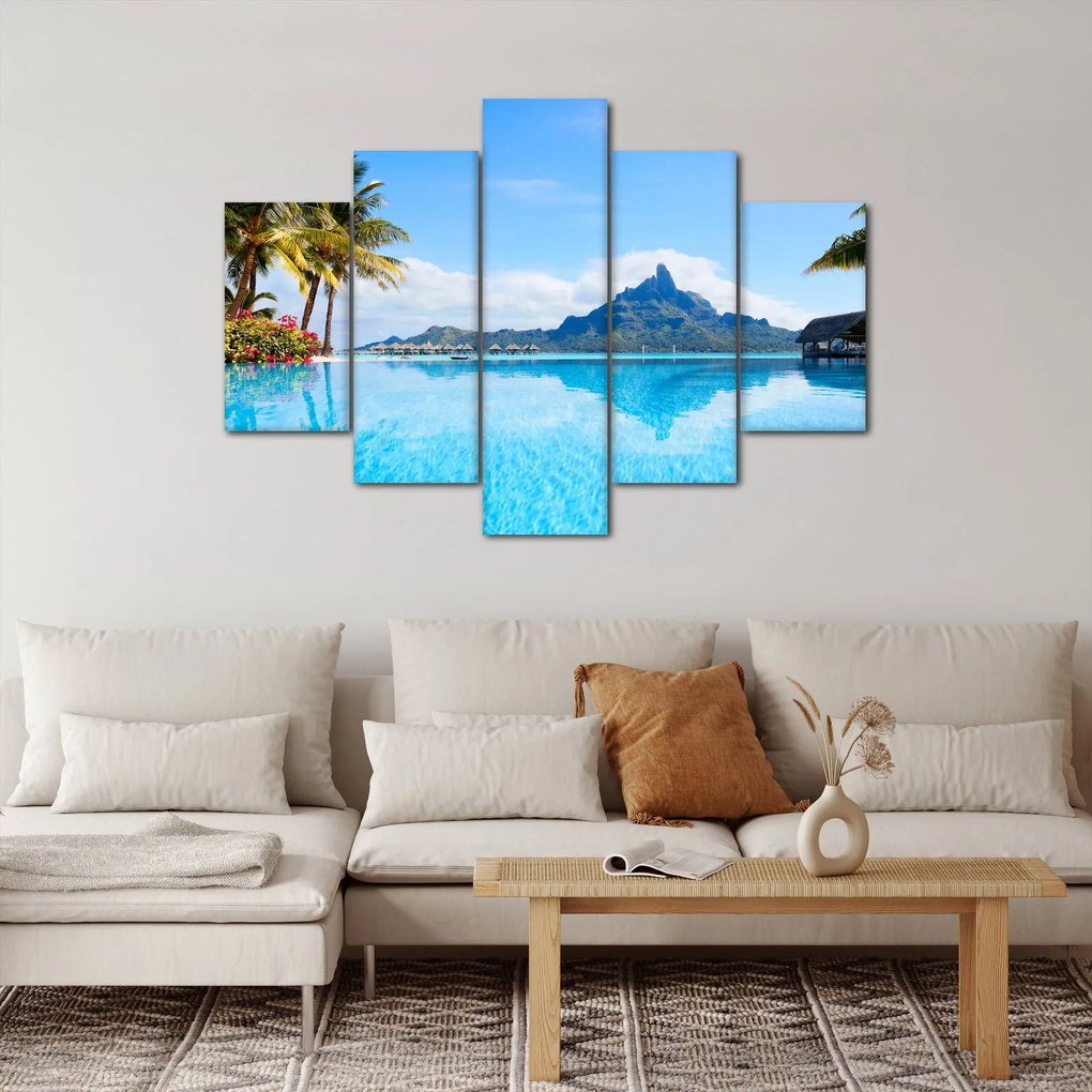 Kép - Pálmafák és strandok (150x105 cm)