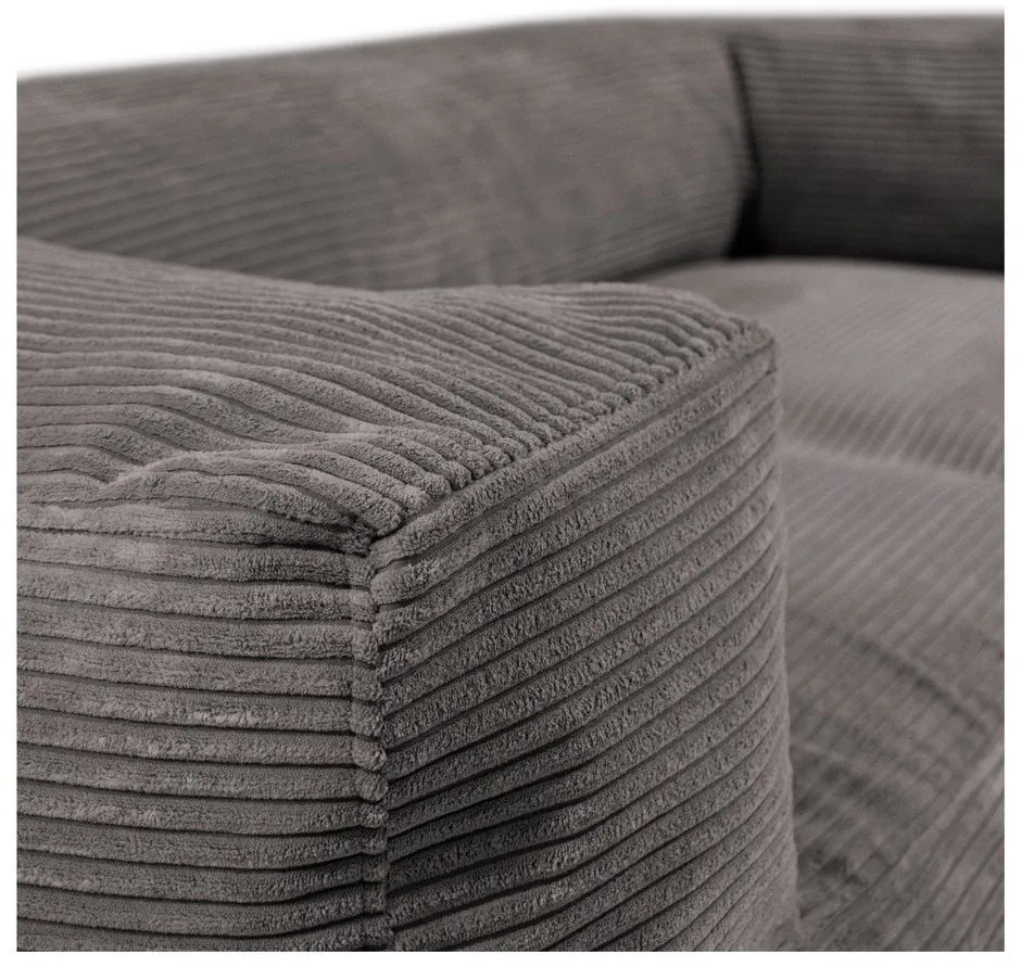 Mustársárga kordbársony babzsákfotel Sofa MooG – SLOWDOWN