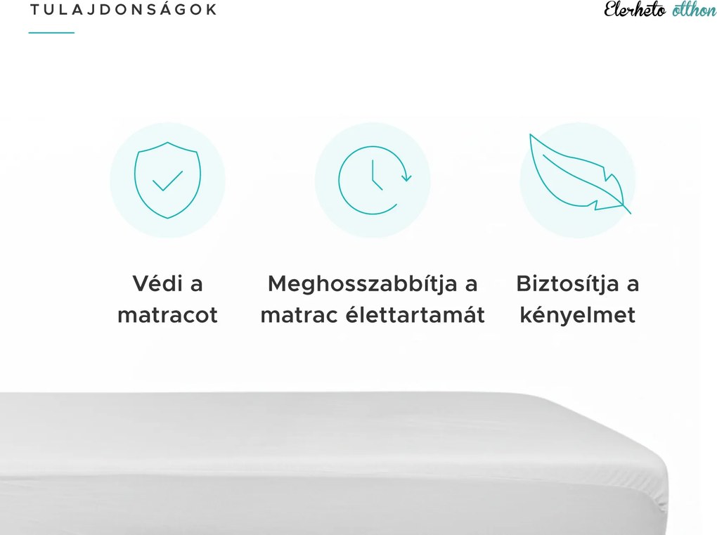 Vízálló frottír matracvédő GUARD 80 x 200 cm