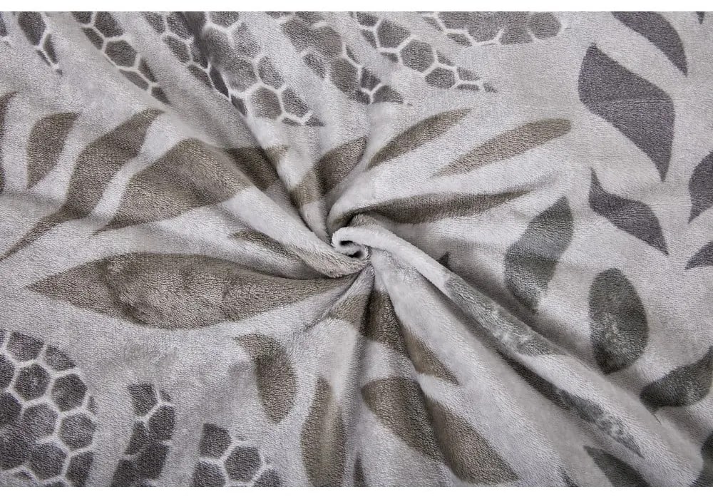 Szürke egyszemélyes mikroplüss ágyneműhuzat 140x200 cm Judith – My House