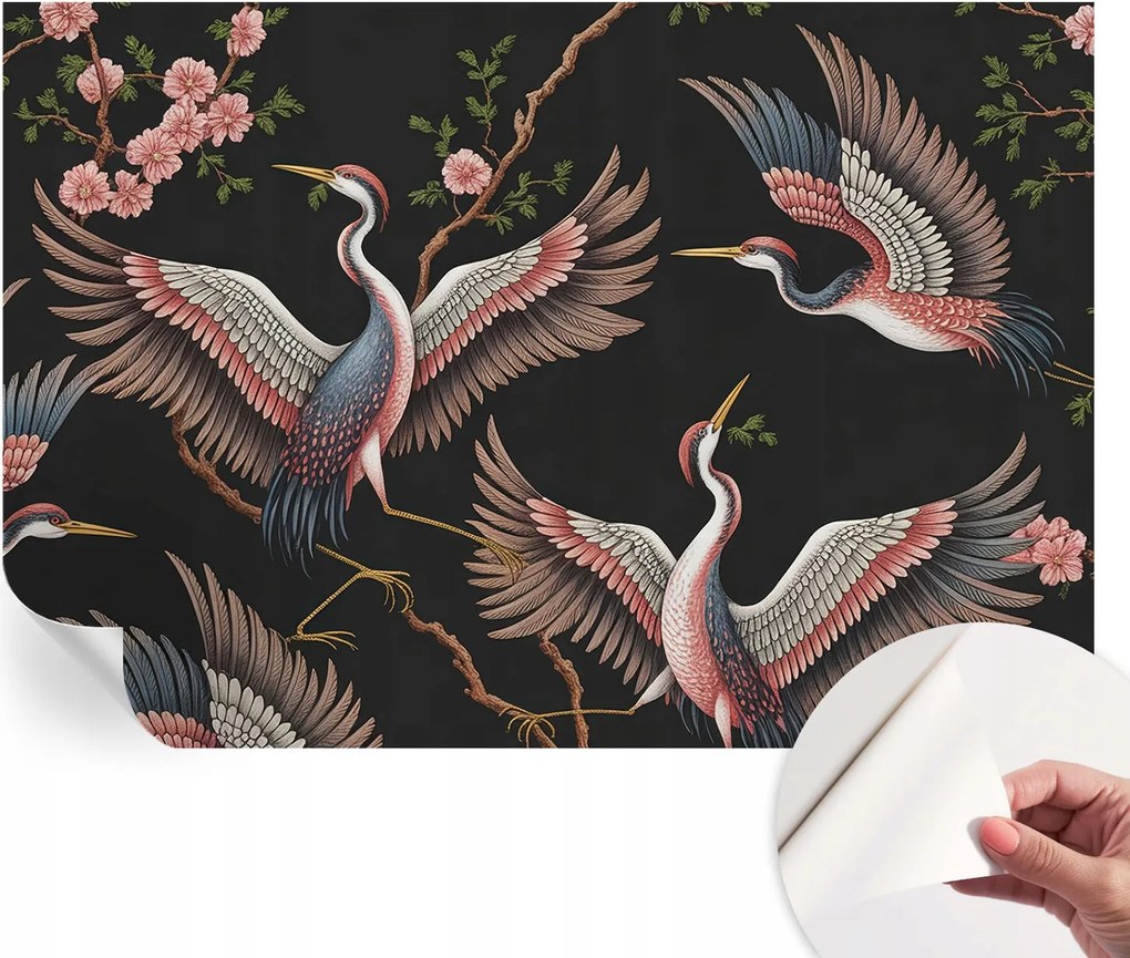 Dekoratív öntapadós fotótapéta Hálószobába Virágmintás 152x104 cm