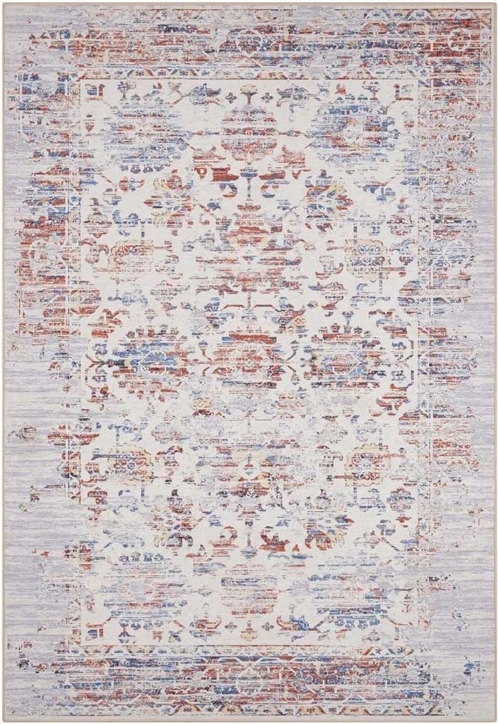 Vintage krémszínű szőnyeg Orient nappaliba 200x290 cm