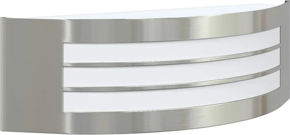 vidaXL Kültéri Fali Lámpa Ezüst 32 x 10 x 10 cm