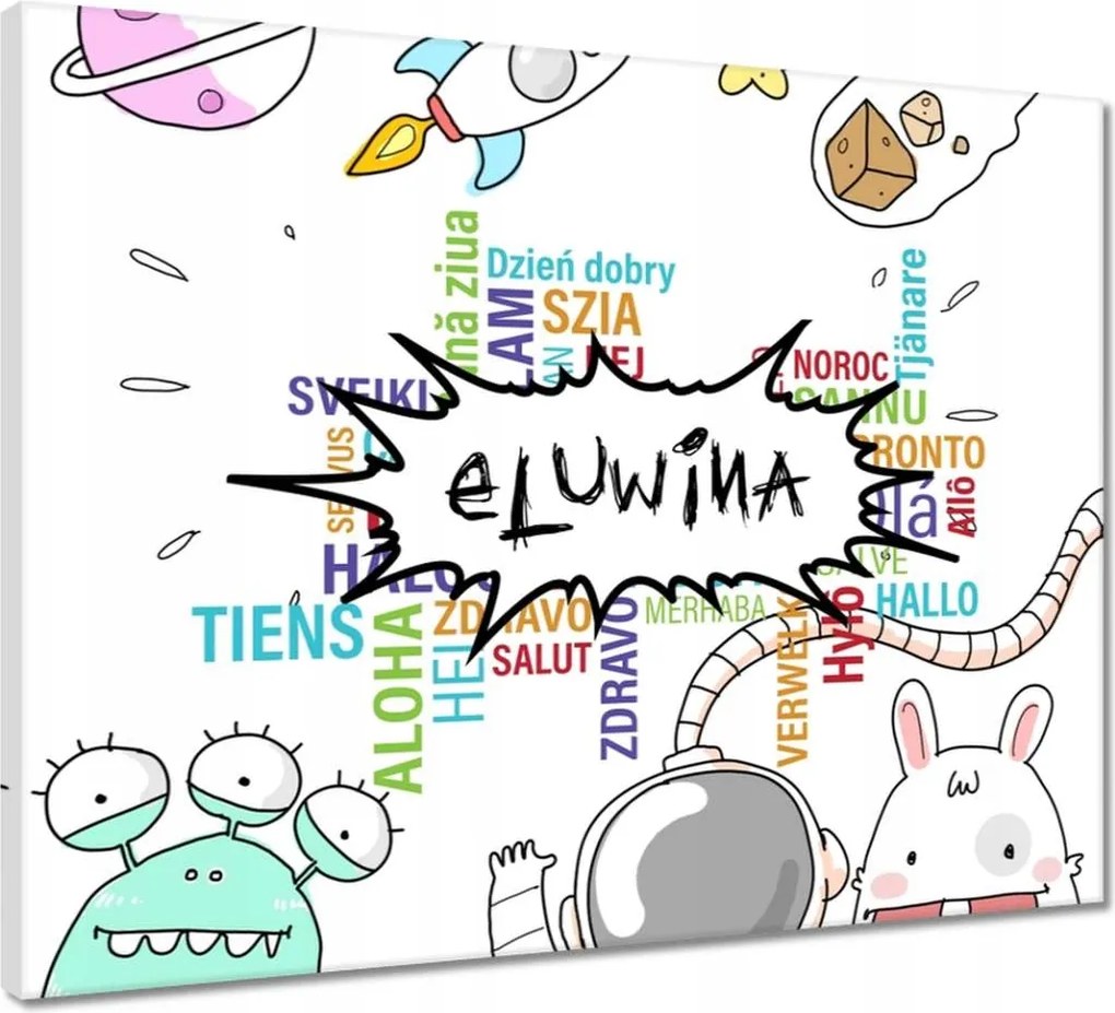 Vászonkép 50x40 Eluwina Üdvözlet