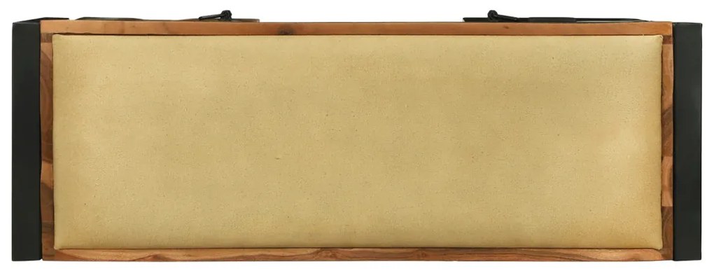 pad szekrény multicolor 100x35x50 cm tömör újrahasznosított fa