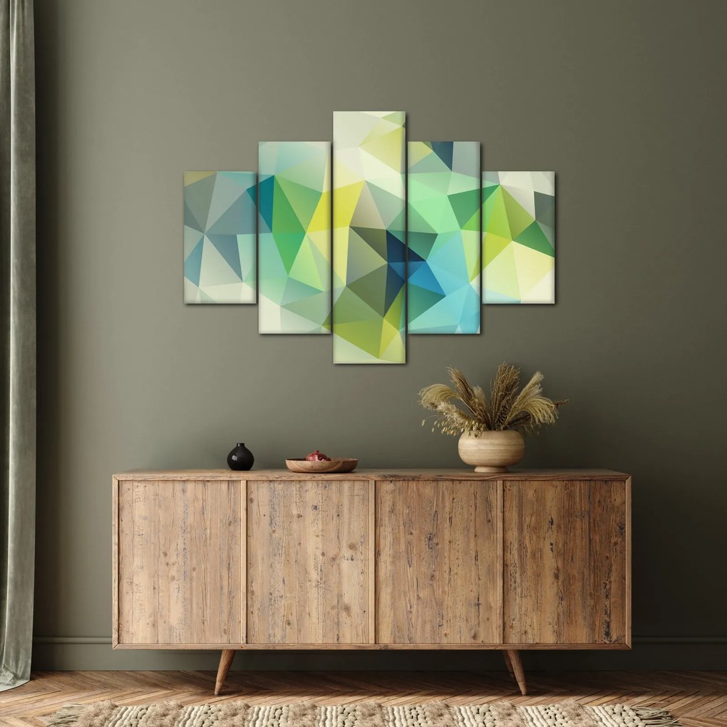 A geometriai absztrakció képe (150x105 cm)