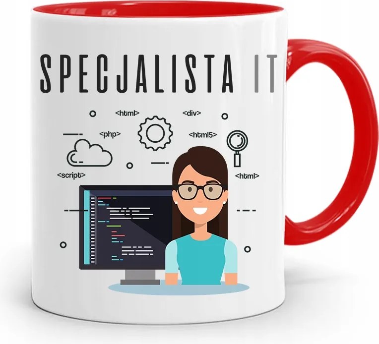 Piros Bögre Informatika Programozó Szakember nyomtatott fényképpel