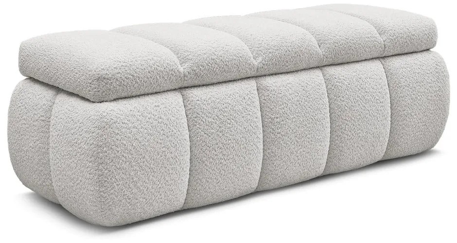 Világosszürke buklé pad – Bobochic Paris