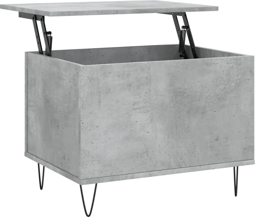 vidaXL betonszürke szerelt fa dohányzóasztal 60 x 44,5 x 45 cm