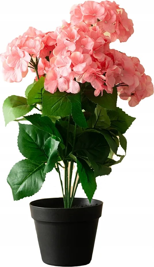 Művirág Hortenzia rózsaszín 57cm magas