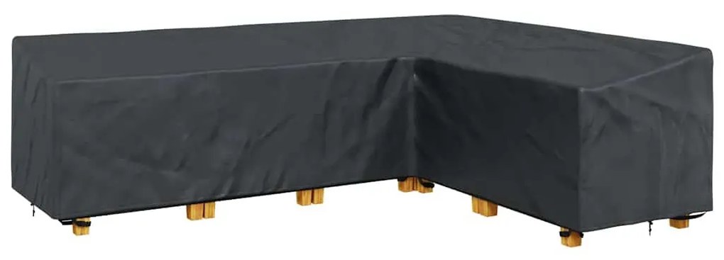 Kültéri bútor takaró Fekete 286 x 222 x 80 cm 210D szövet