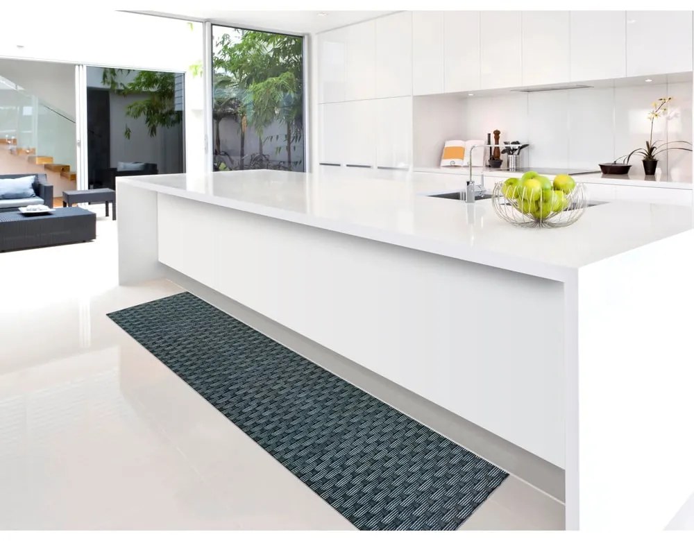 Sötétkék futószőnyeg 52x200 cm Sprinty Tatami – Universal