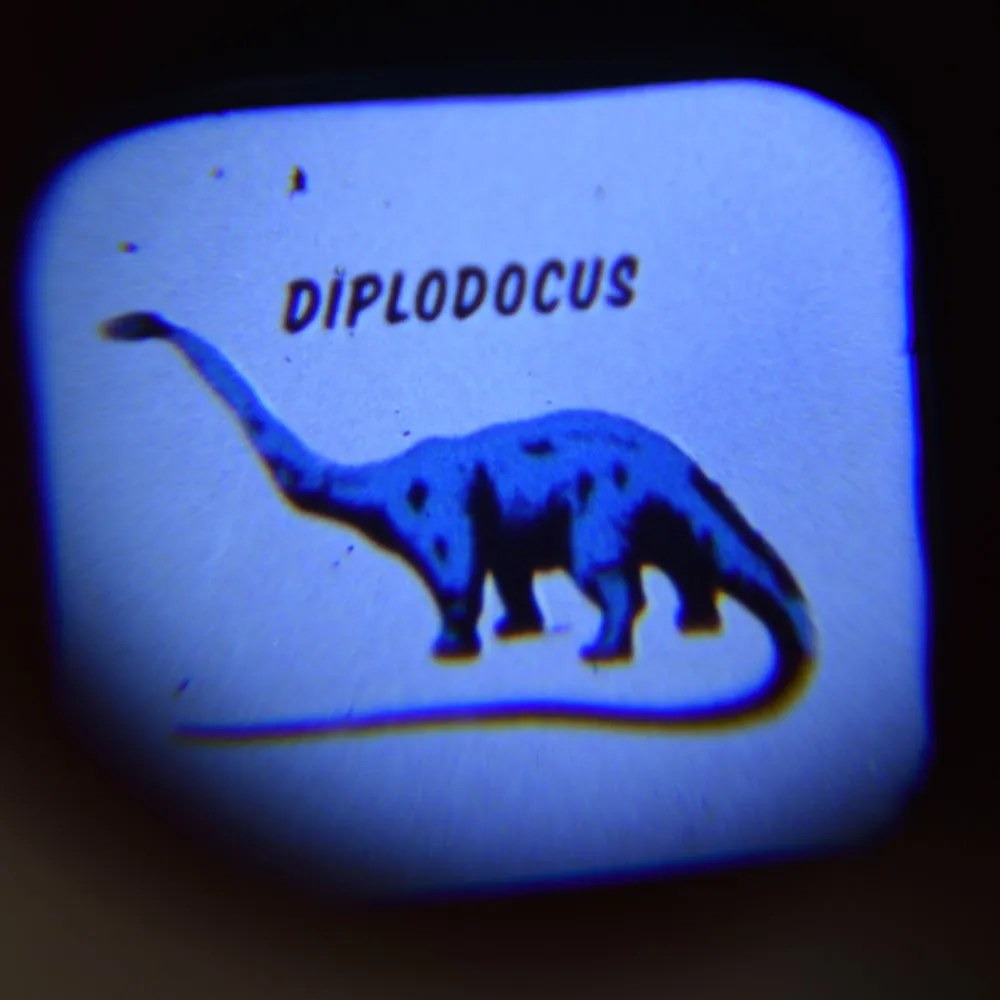 Vetítő, 16 db dinoszauruszos képpel - Rex London