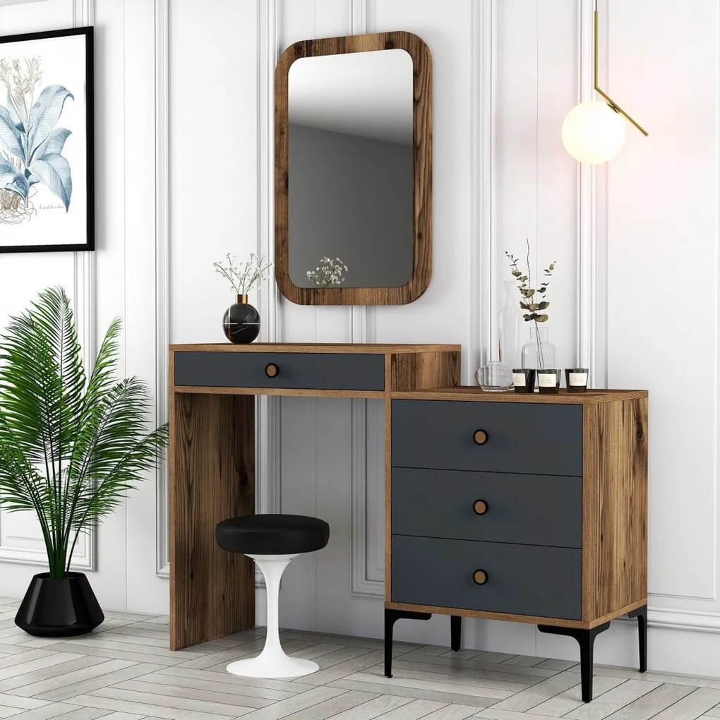 Lizbon 543 - Walnut, Anthracite